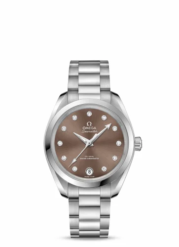 Omega Seamaster Aqua Terra 150M Master Chronometer 34 Stainless Steel / Brown / Bracelet 220.10.34.20.63.001 (22010342063001)